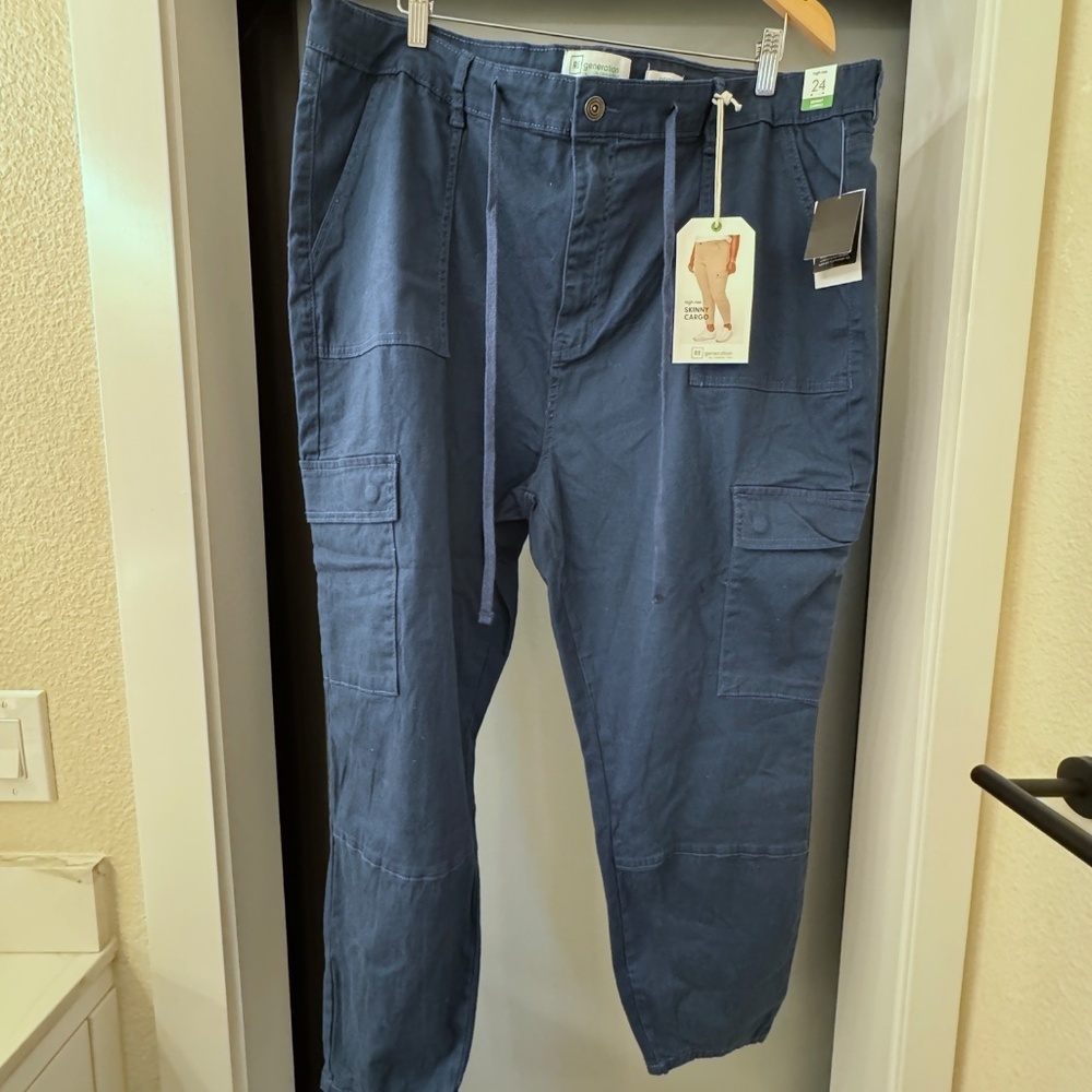Nordstrom RE:Generation High-Rise Skinny Cargo Pants Plus Size 16 22 24